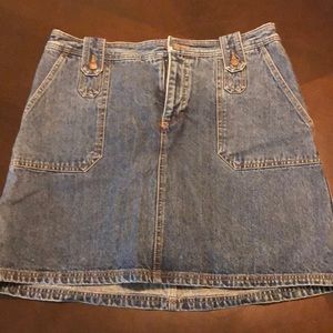 Denim Skort